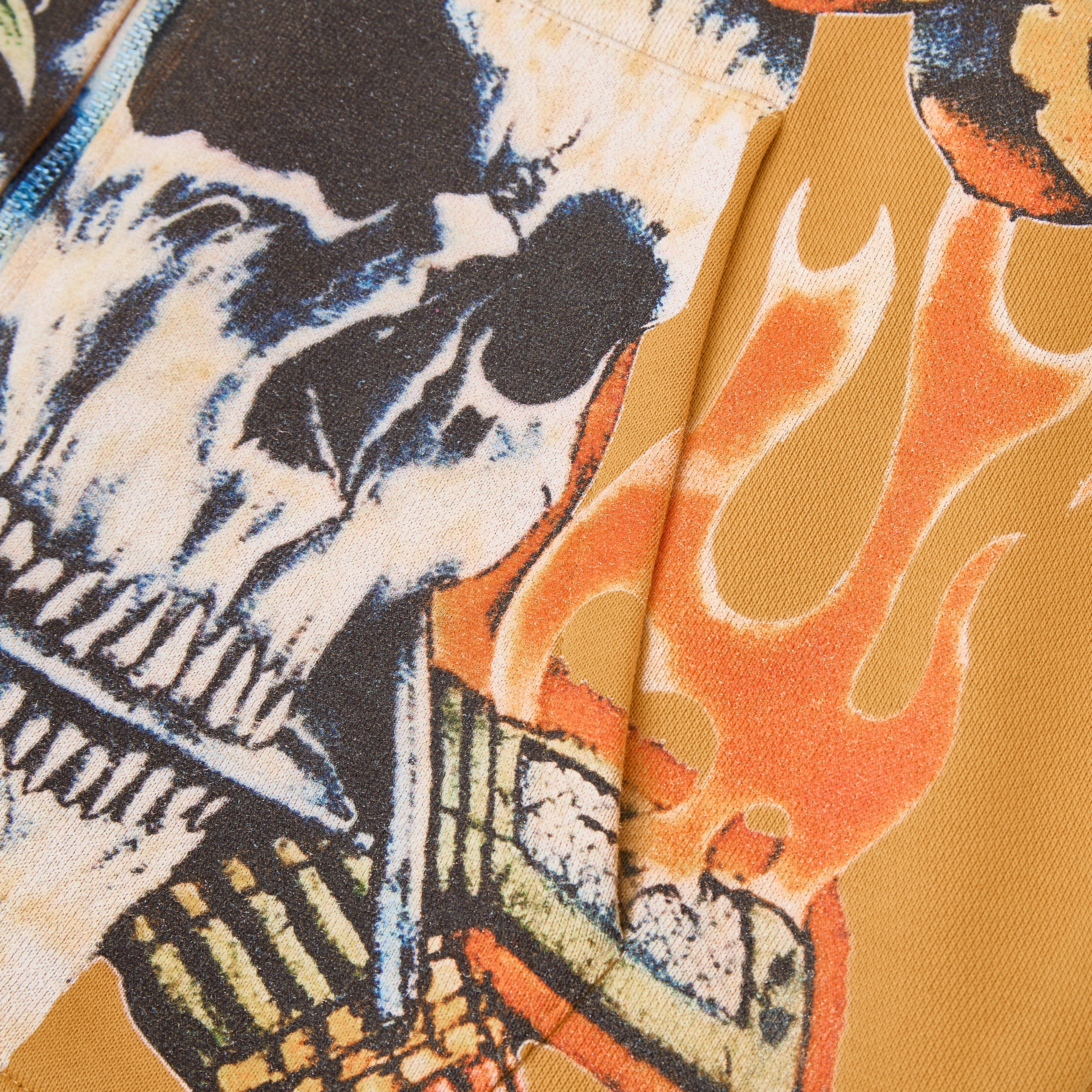 Peacekeeper Zip-Up Hoodie - Yellow