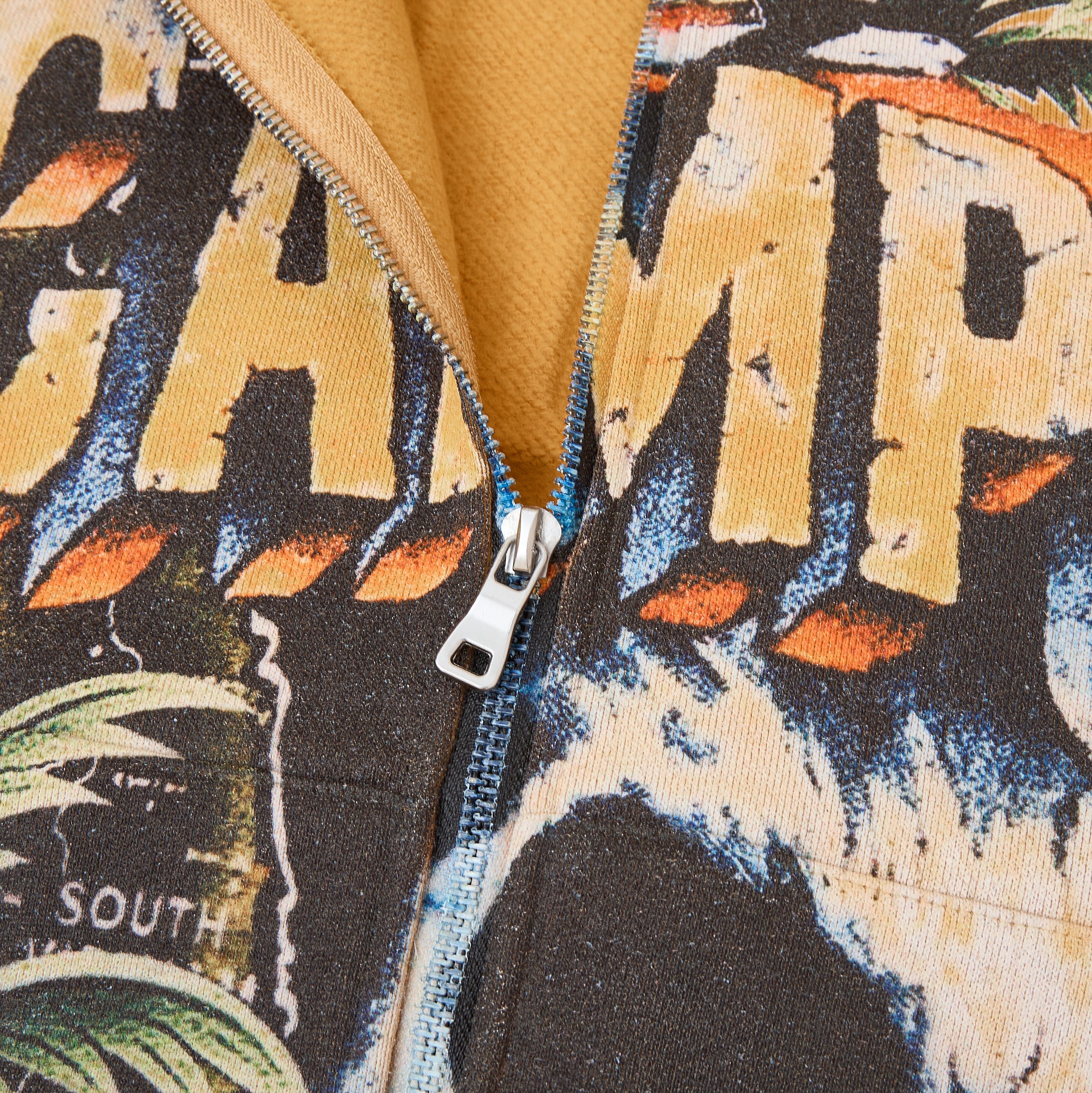 Peacekeeper Zip-Up Hoodie - Yellow