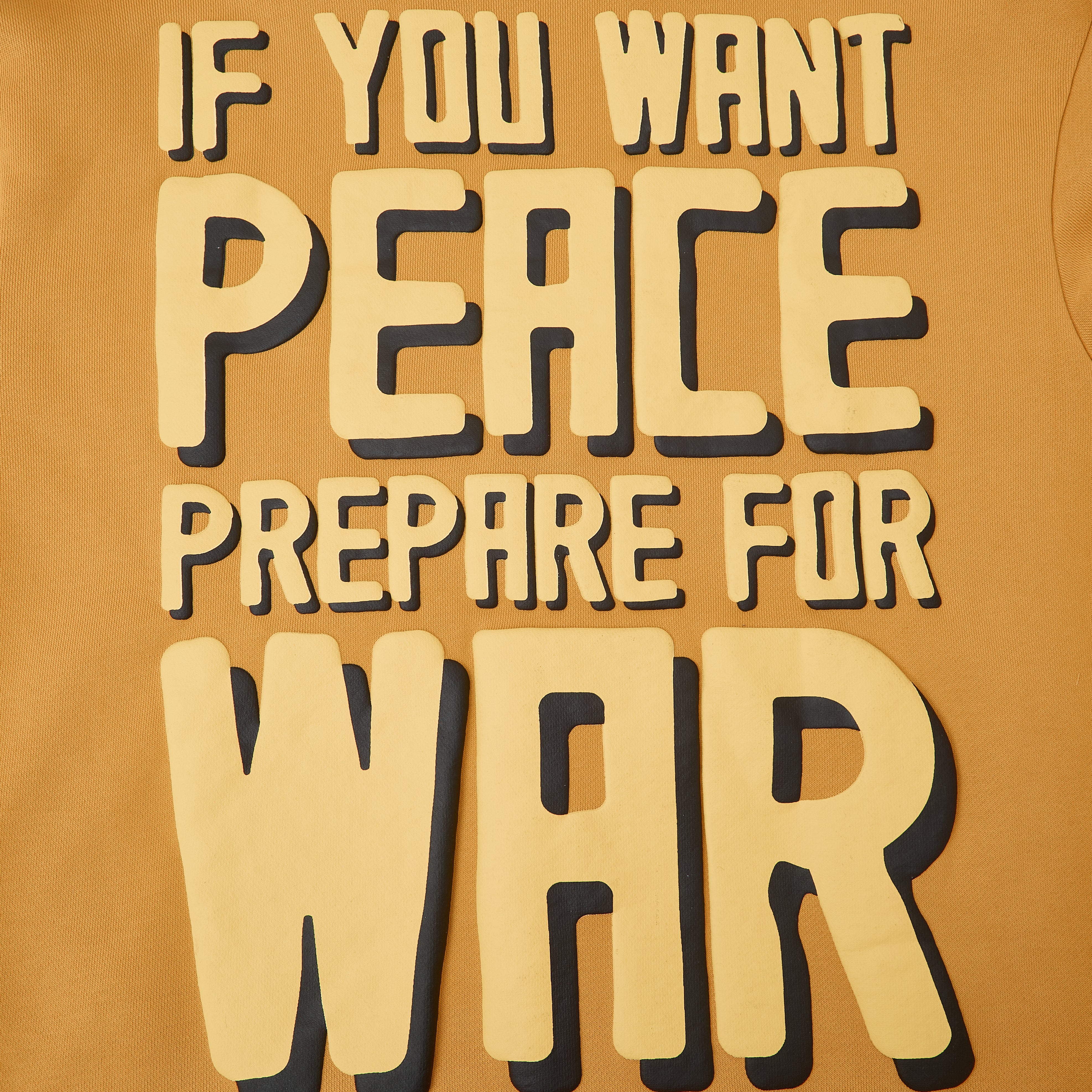 Peacekeeper Zip-Up Hoodie - Yellow