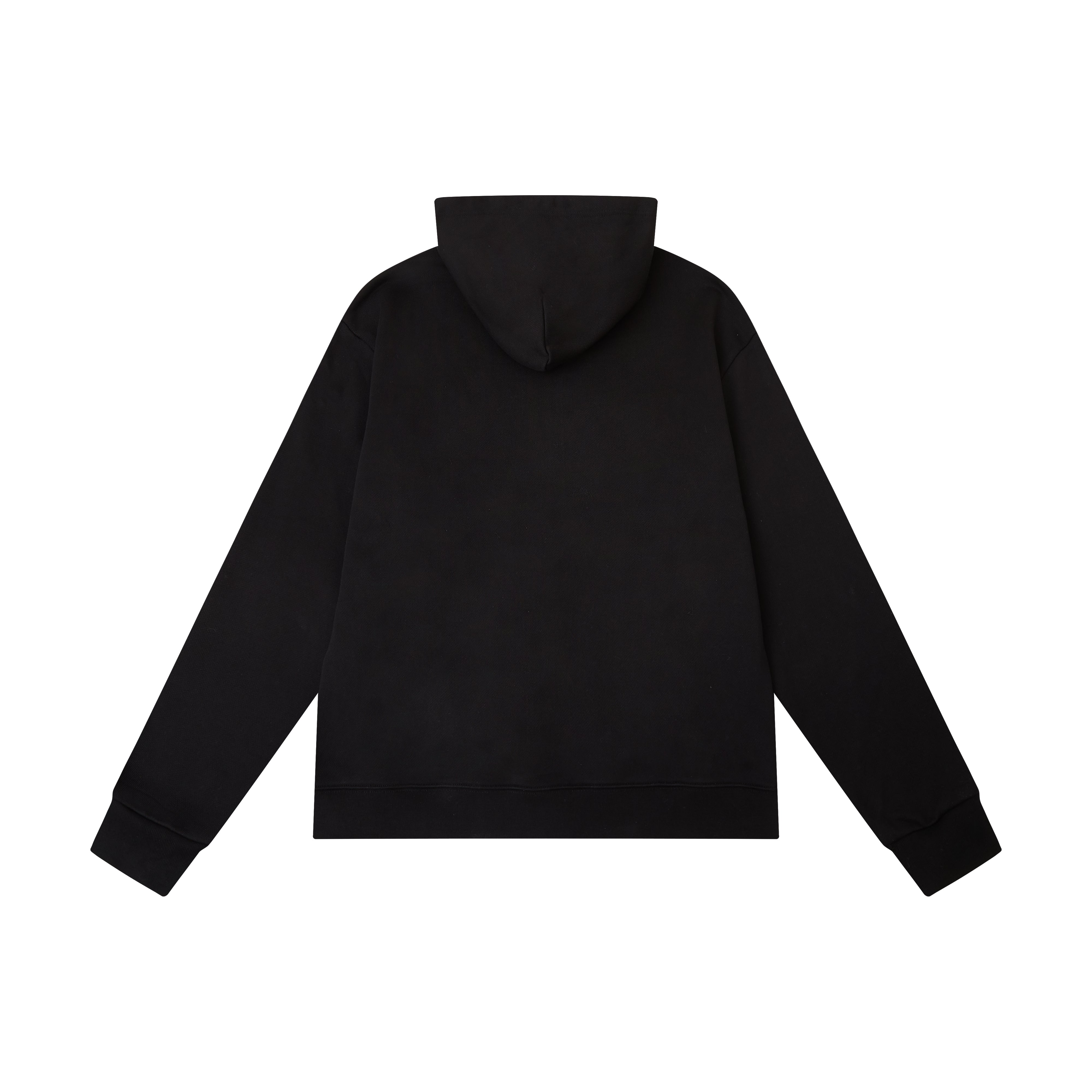 Crystal Mind Zip-Up Hoodie - Black
