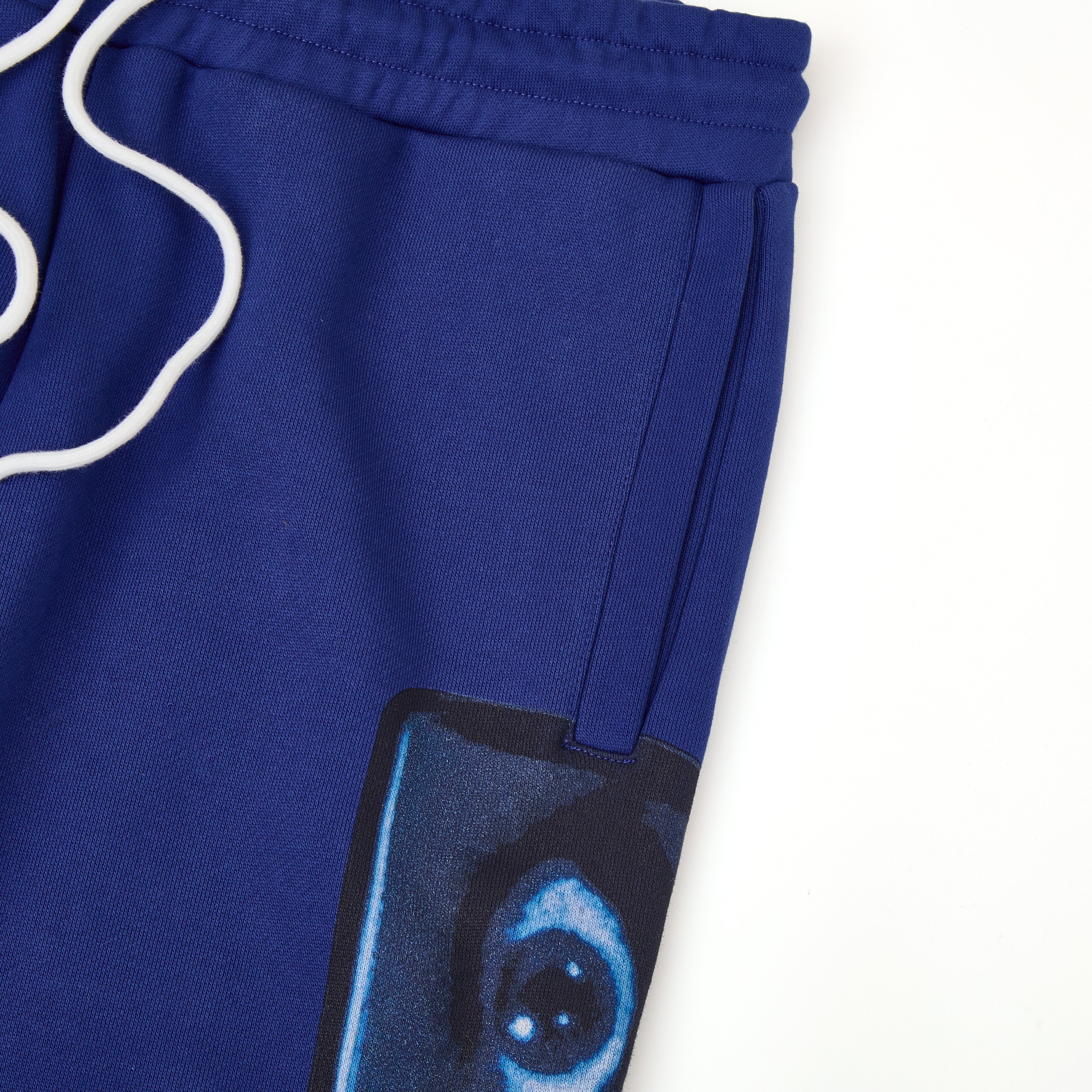 Rearview Horror Flare Sweatpants - Navy Blue
