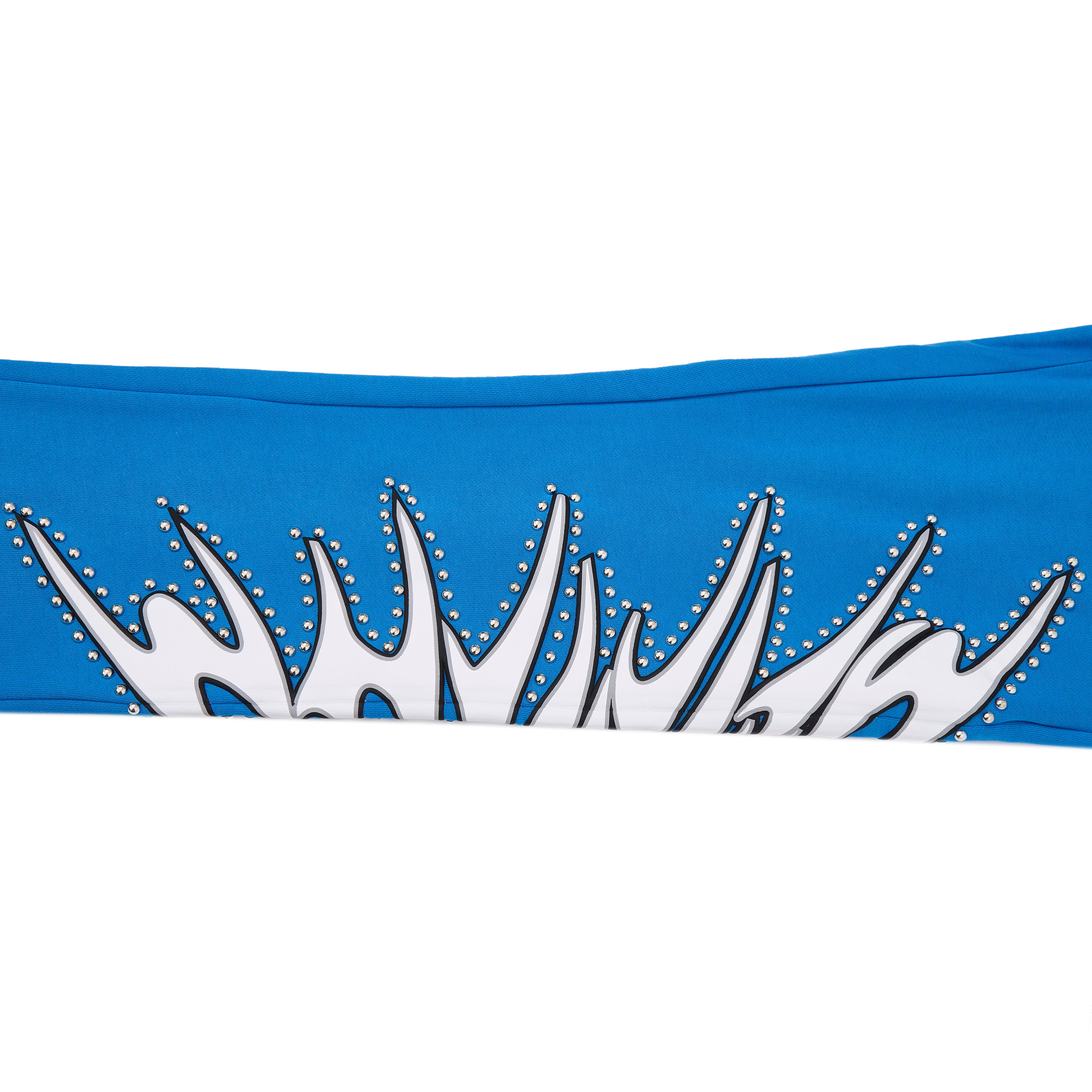 Misfit Studded Terry Flare Sweatpants (Blue)