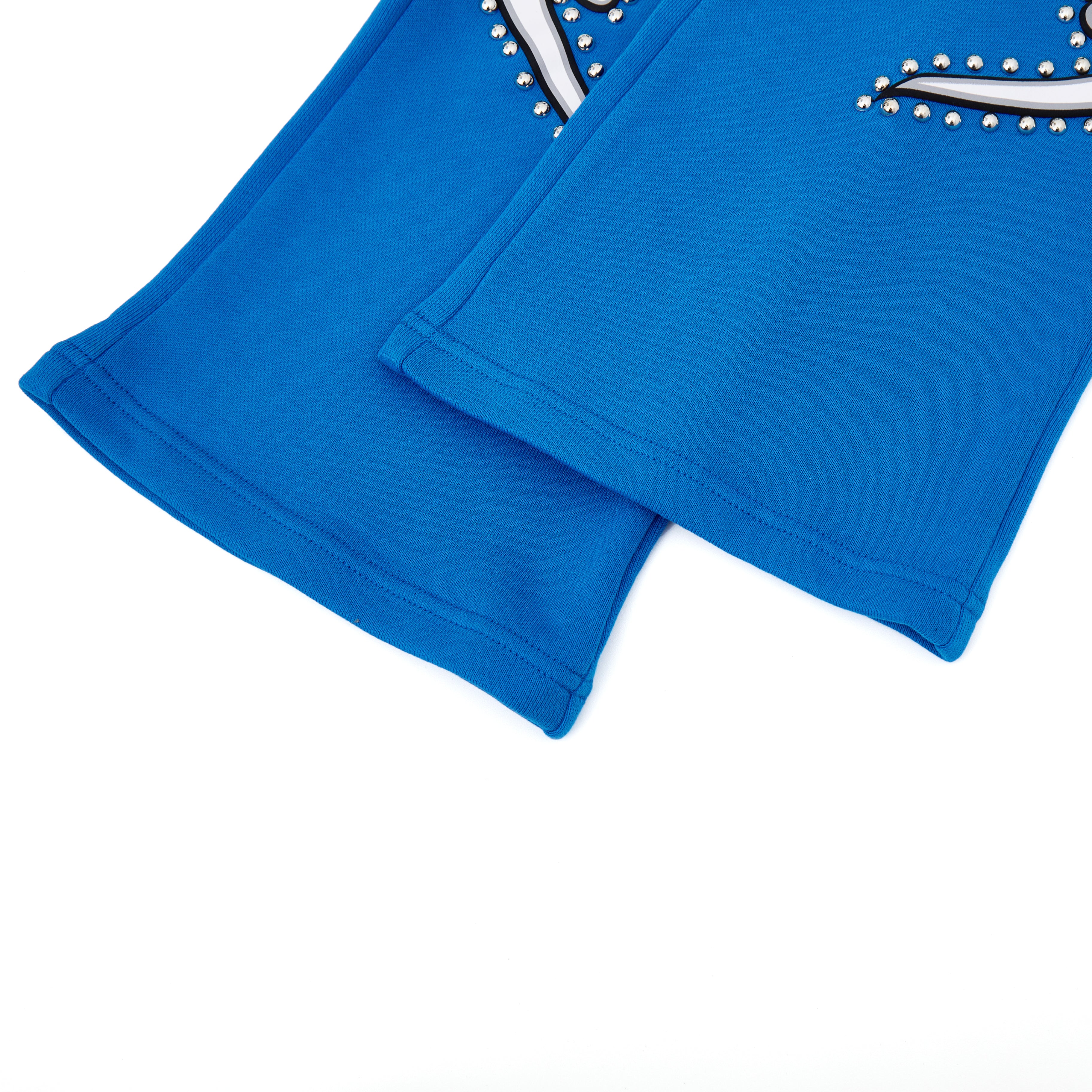 Misfit Studded Terry Flare Sweatpants (Blue)
