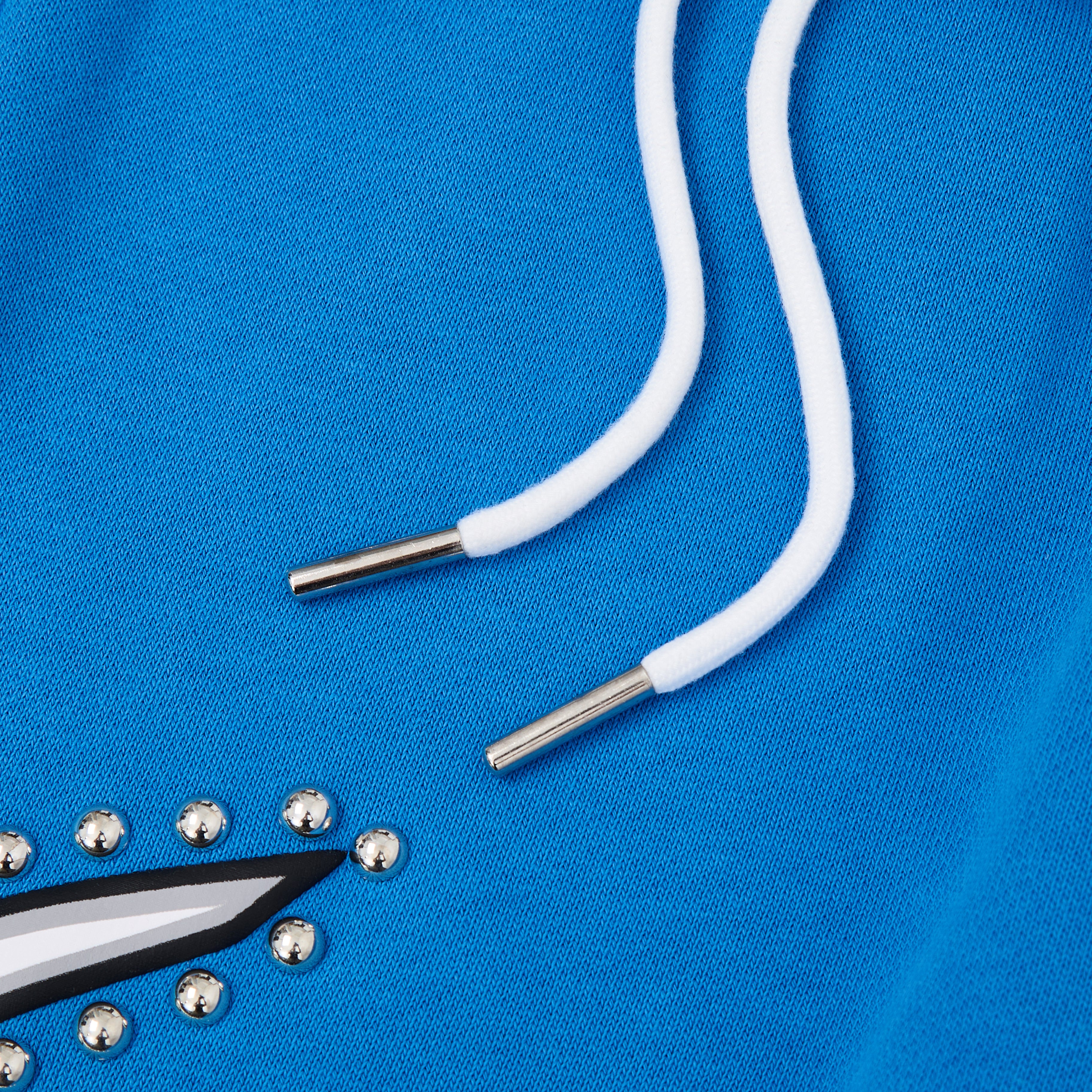 Misfit Studded Terry Flare Sweatpants (Blue)