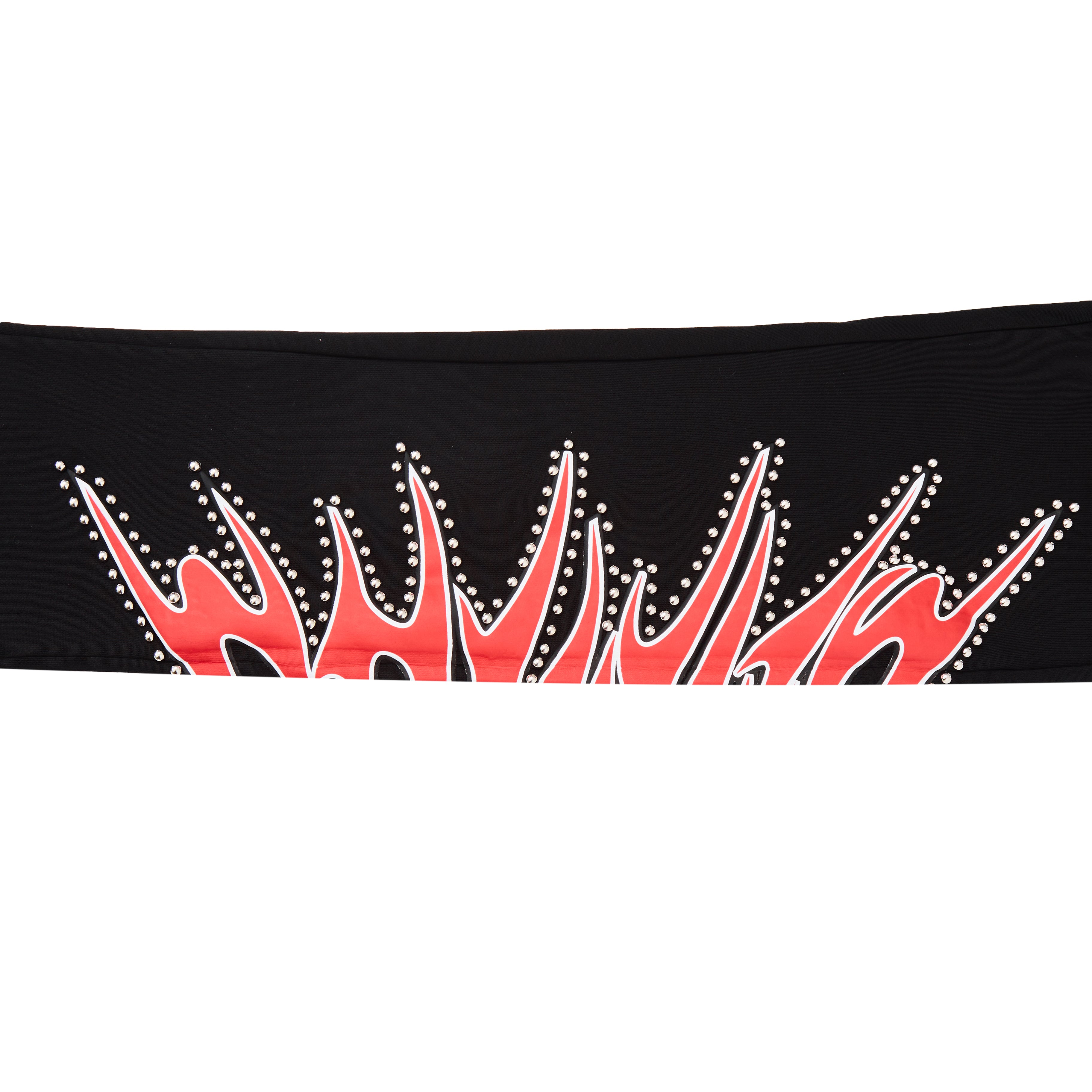 Misfit Studded Terry Flare Sweatpants (Black)