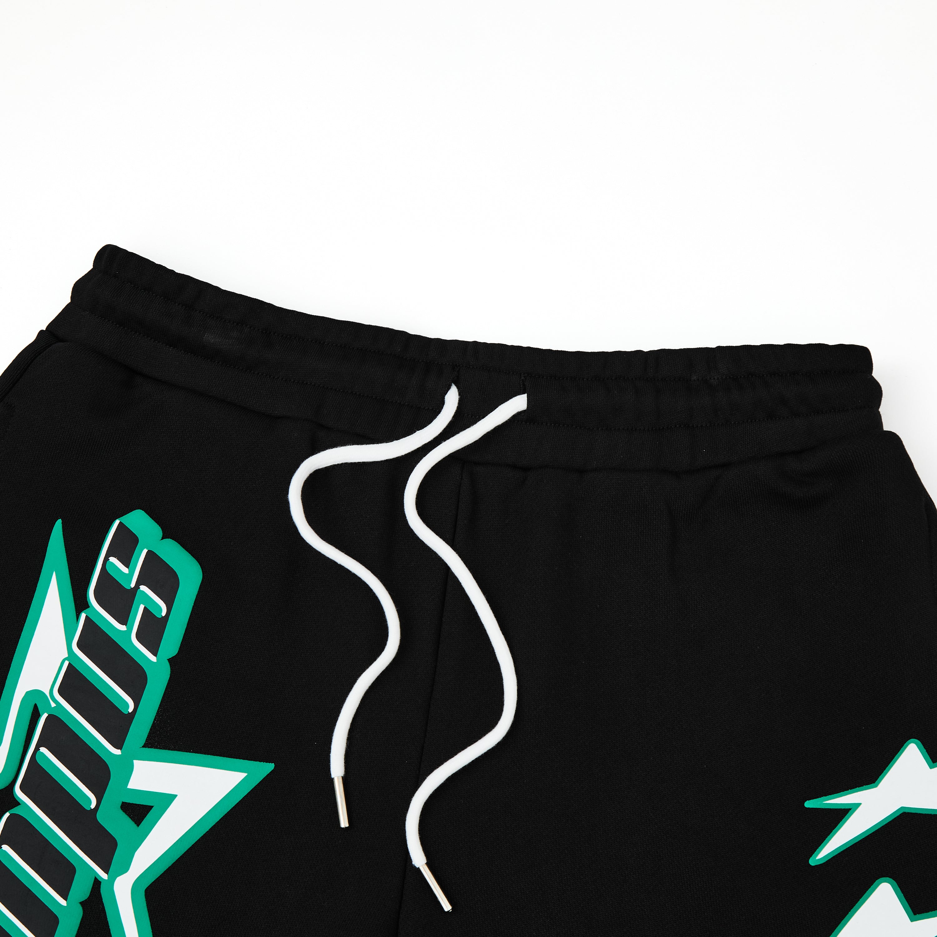 All Star Sweat Shorts (Black/Green)