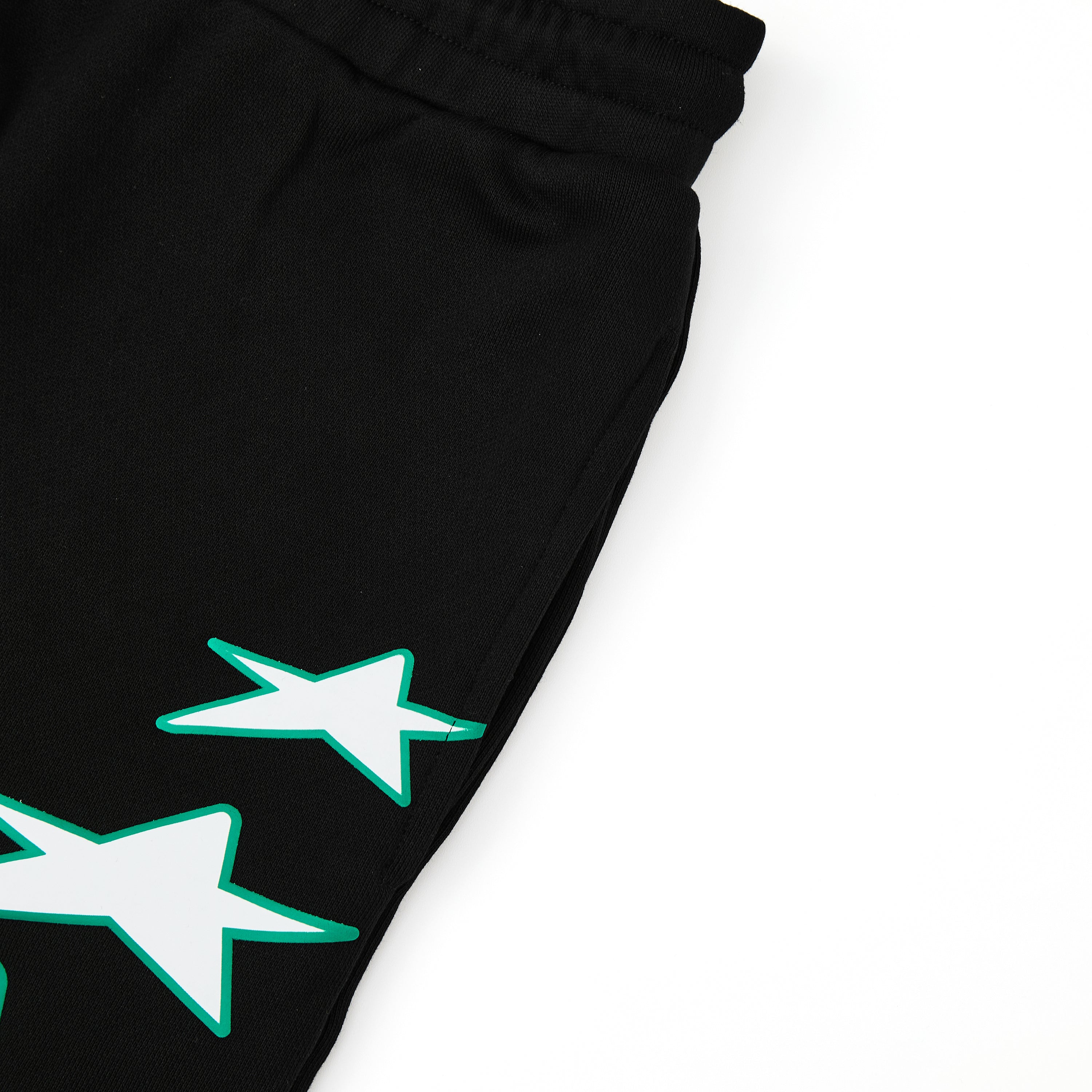 All Star Sweat Shorts (Black/Green)