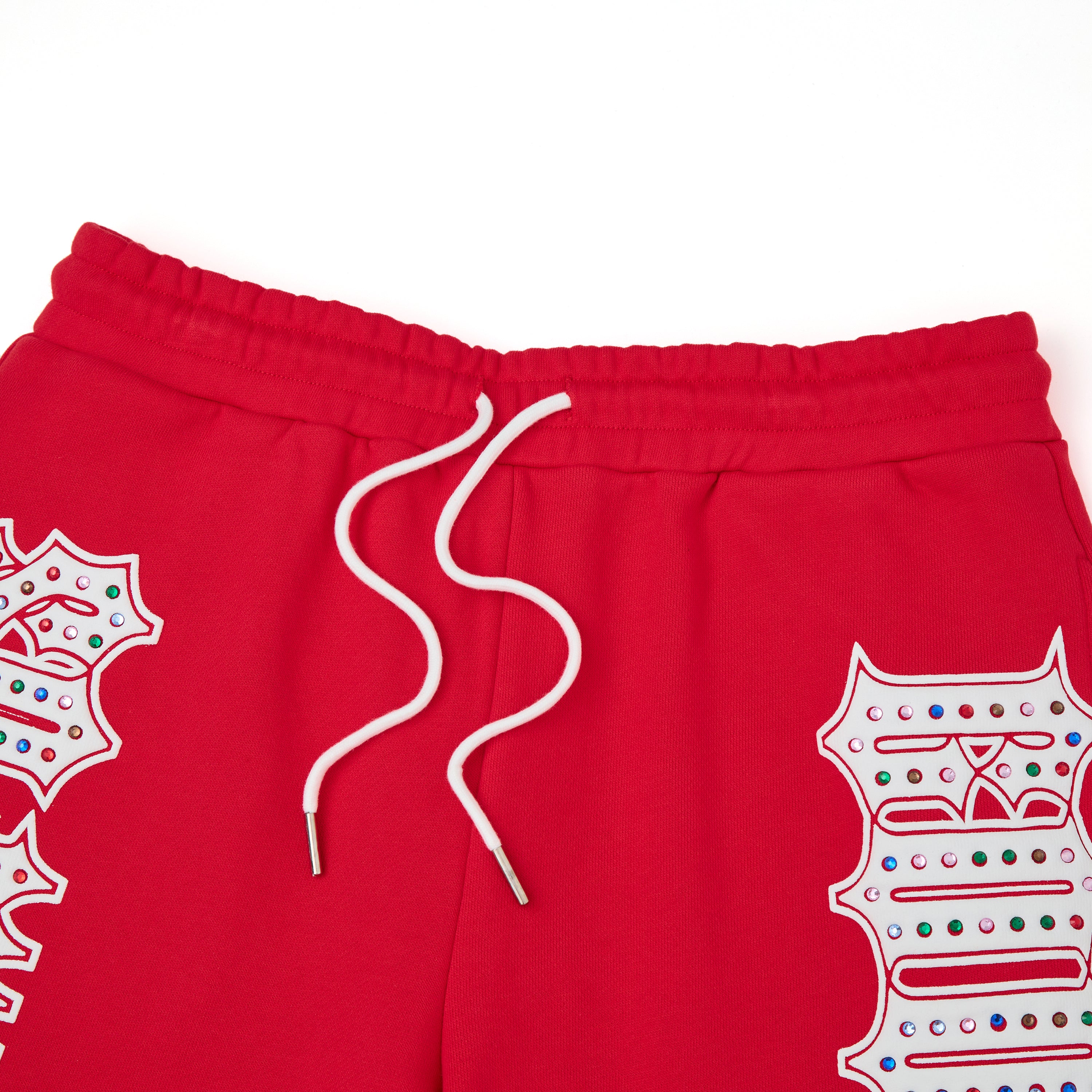 Vengeance Gemstone Sweat Shorts (Red)