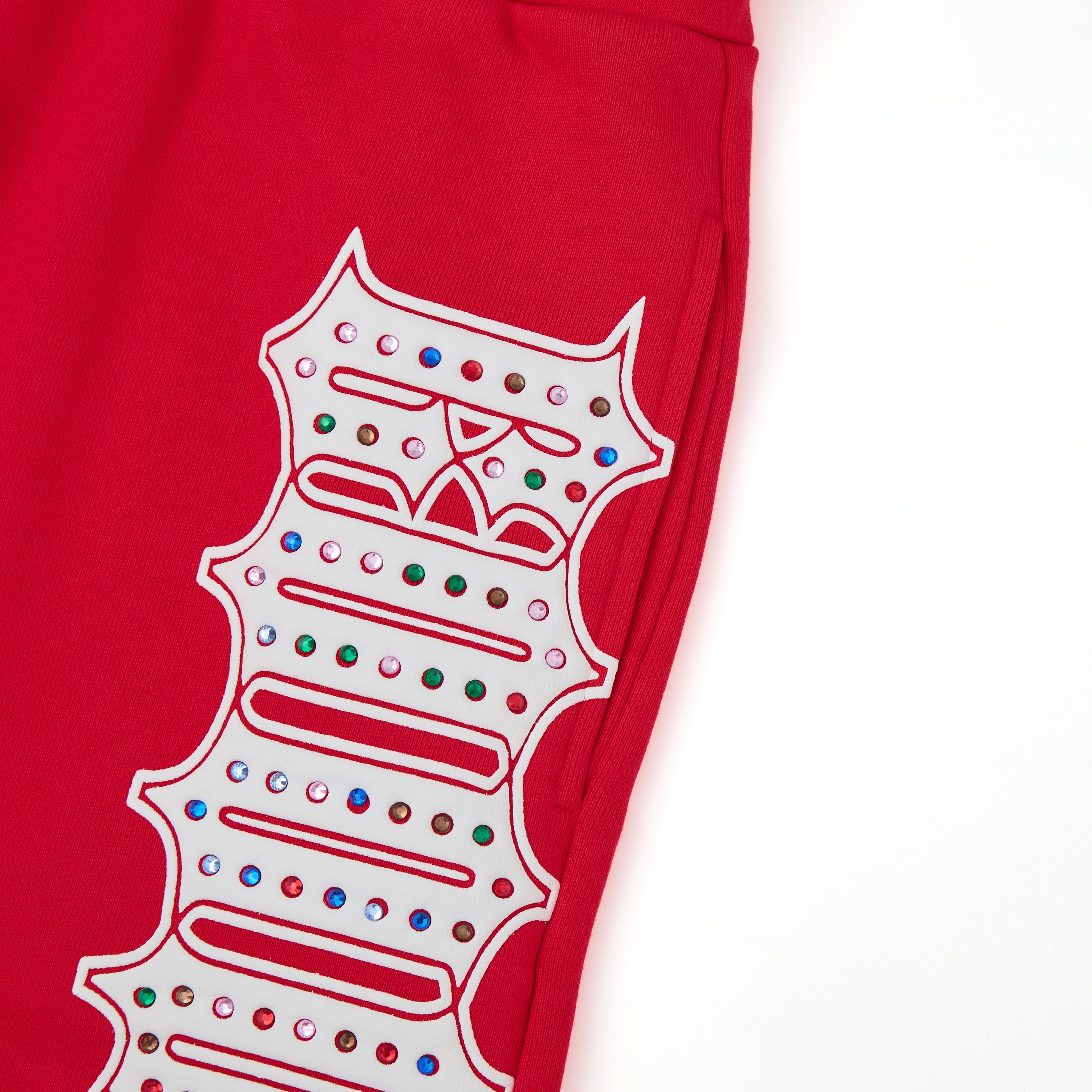 Vengeance Gemstone Sweat Shorts (Red)