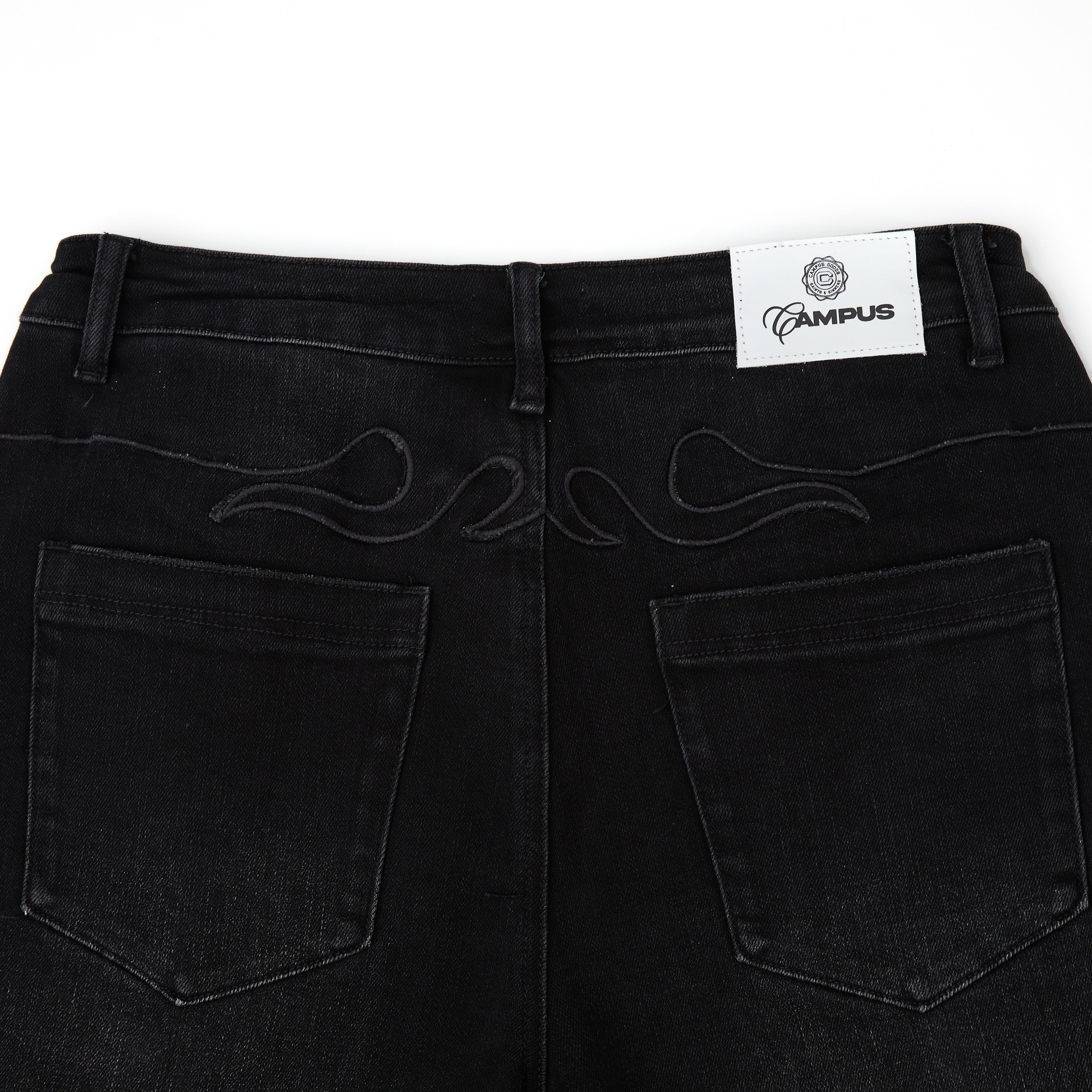 Tribal Jorts (Black Wash)