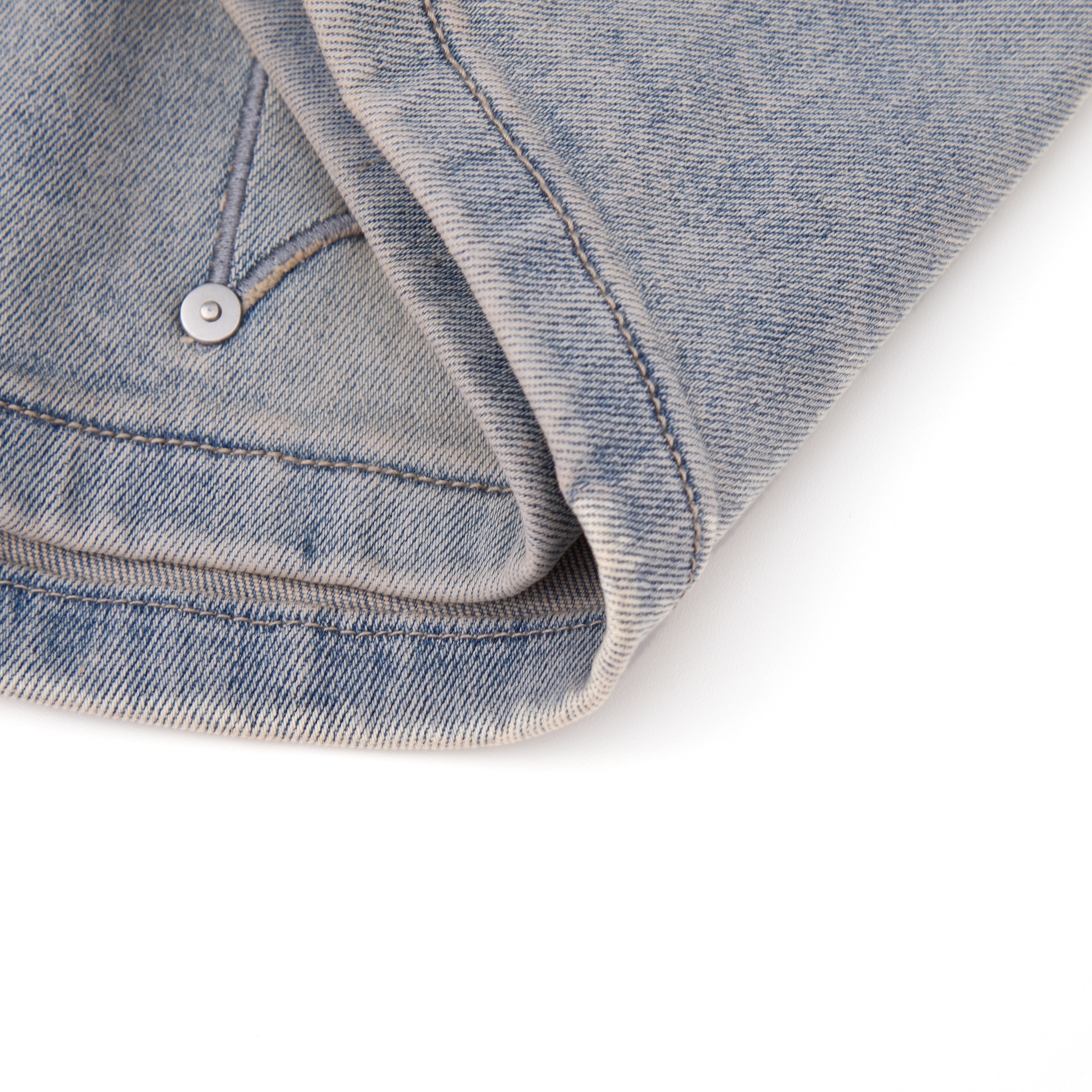 Tribal Jorts (Blue Wash)