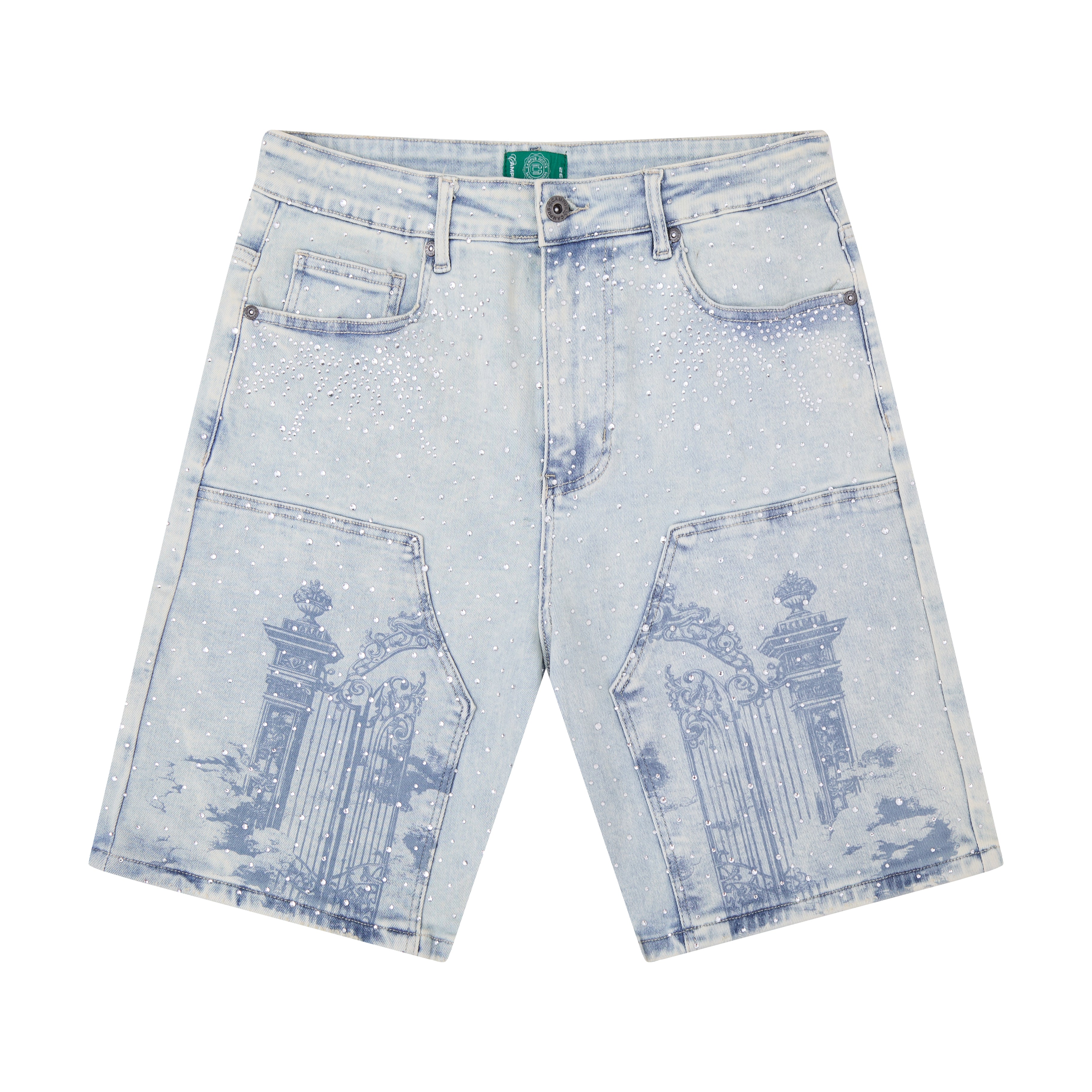 Kingdom Jorts (Blue Wash)