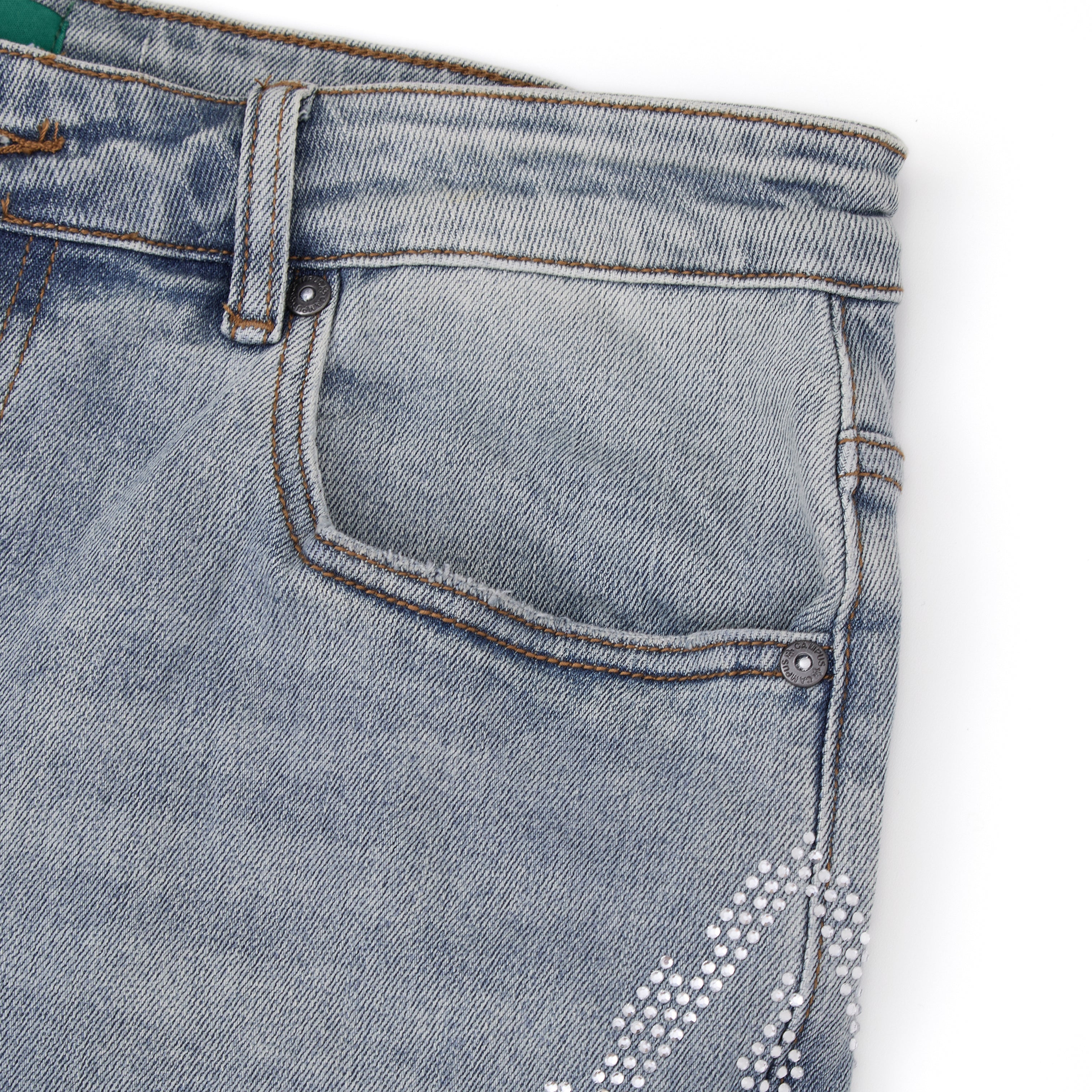 Flur De Lis Jorts (Blue Wash)