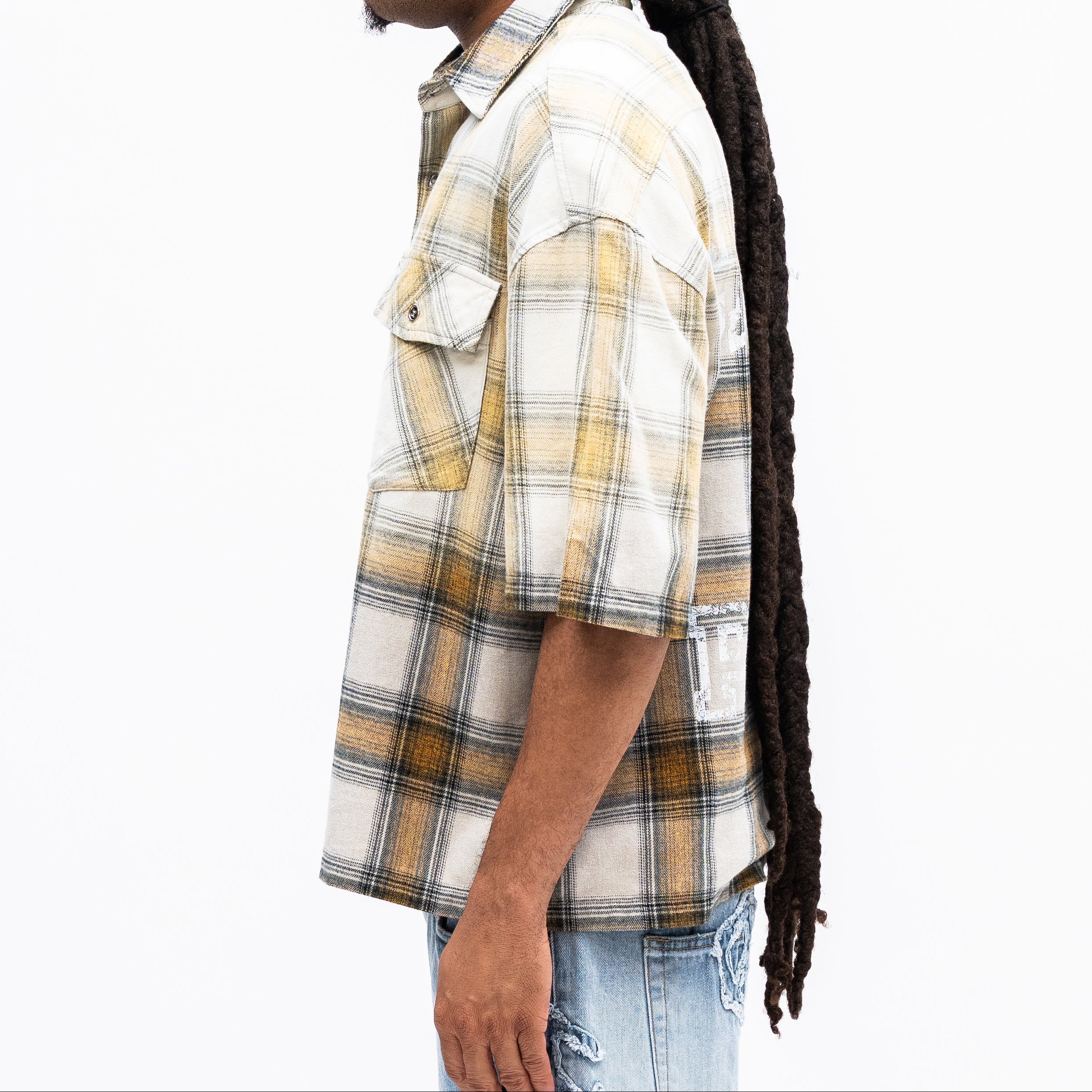 Saint Sun Fade Flannel - Yellow